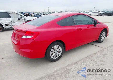 2012 Honda Civic Lx из США, поврежденный, VIN 2HGFG3B53CH556398